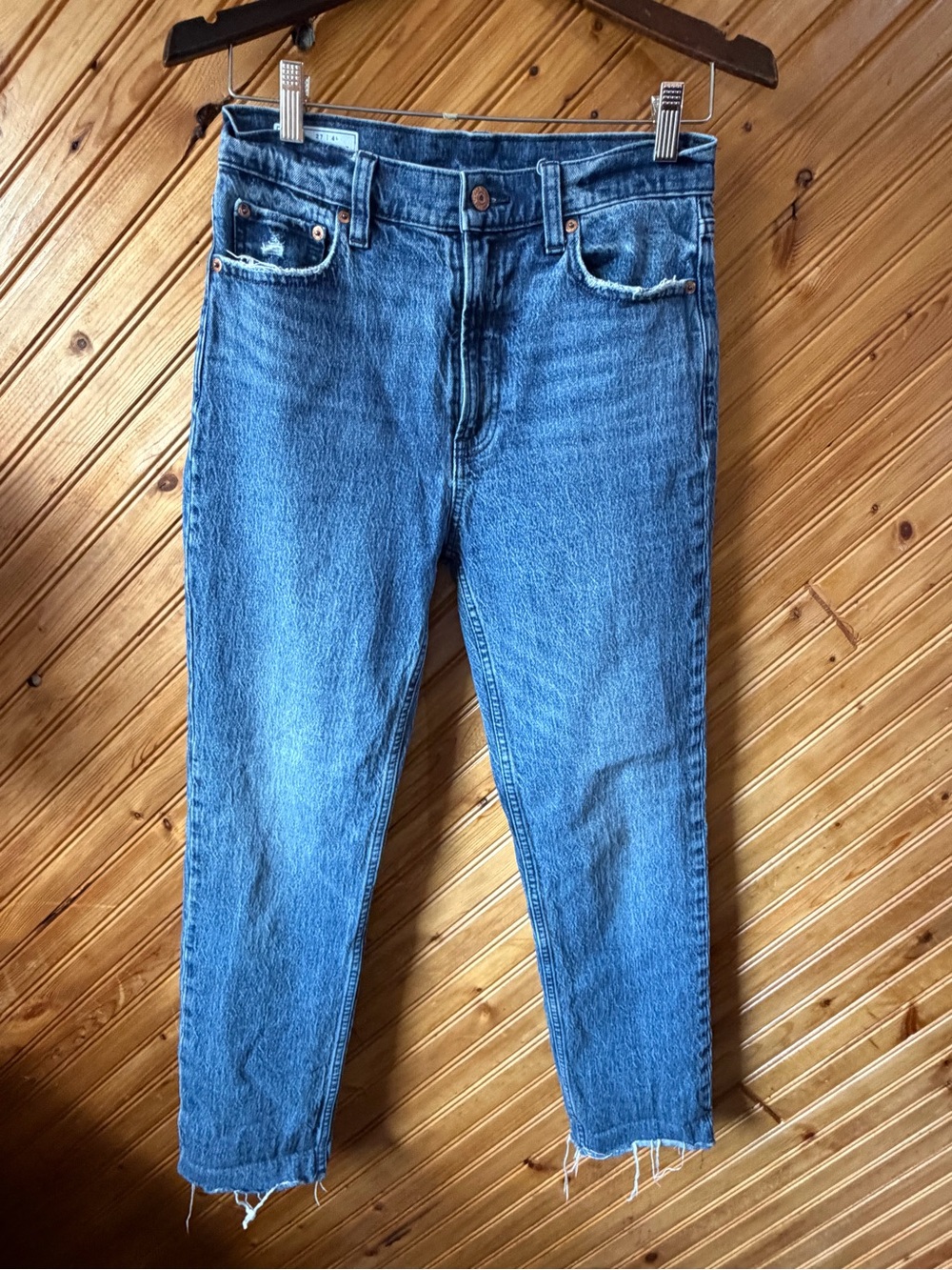 90s gap Denim Jeans 27/4 Long cheeky straight high rise